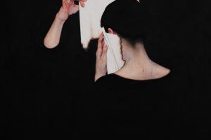 LEE-Jinju-Visible-25-2024-Handmade-LEE-Jeongbae-black-powdered-pigment-animal-skin-glue-and-water-on-unbleached-cotton-108.7-x-81-cm