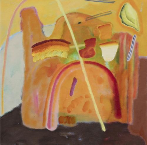 Park Kyung Ryul, 14;10, 2024, Oil on canvas, 50x50 cm