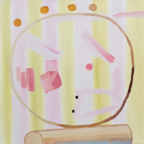 Park Kyung Ryul, 4;24, 2024, Oil on canvas, 80x80 cm
