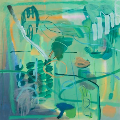 Park Kyung Ryul, 그림 3-4 _ Picture 3-4, 2023, Oil on canvas, 132x132cm